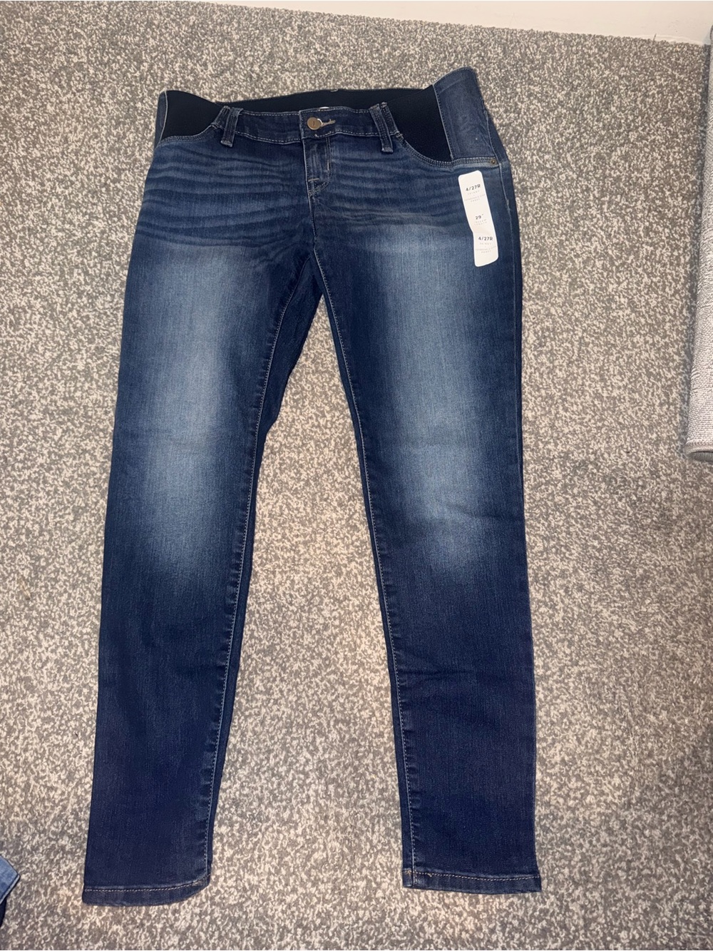 Isabel Maternity Dark Blue Slim Fit Jeans